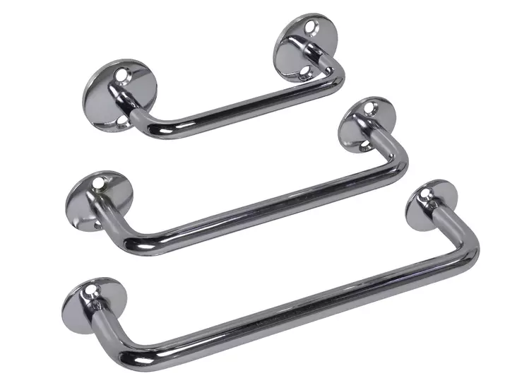 Lankavedin Ø 8/100mm messinki/kromattu - Vetimet ja nupit - 6414671011144 - 1