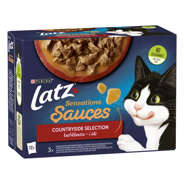 LATZ SENSAT SAUCES 12X85G COUNTRY KAST. - Poistokori - 7613039846964 - 1