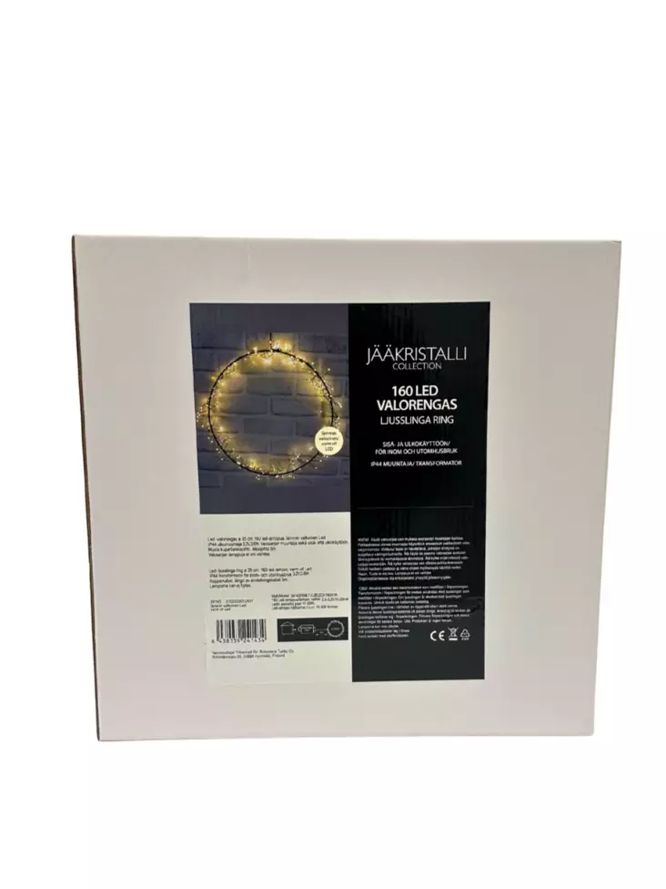 Led -valorengas 35cm 160led lämminvalkoinen - Jouluvalot - 6438159241434 - 1