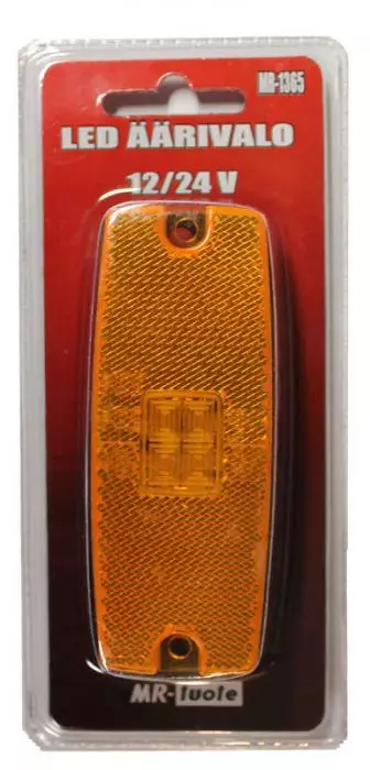 LED äärivalo oranssi 12-24V - Peräkärryn valot ja heijastimet - 6430032151694 - 1