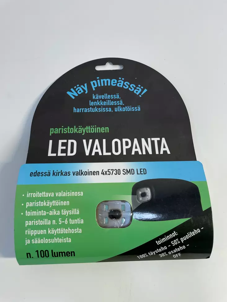 Led valopanta Musta - Miesten päähineet ja käsineet - 6438159058254 - 1