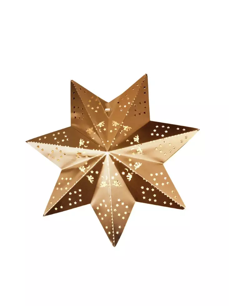 Leena metallitähti messinki 30cm - Jouluvalot - 6435200213174 - 1