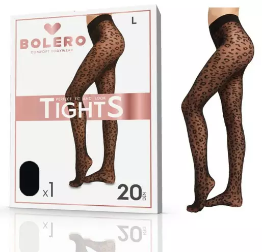 Leopardi sukkahousut 20DEN musta - Naisten sukat ja sukkahousut - 643850602050 - 1