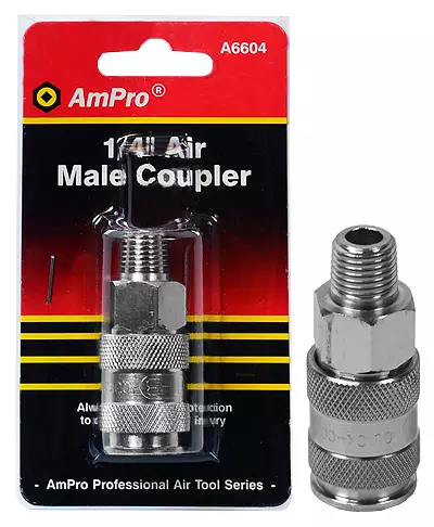 Liitinrunko 1/4" ulkokierteellä - Paineilmatarvikkeet - 795609066044 - 1