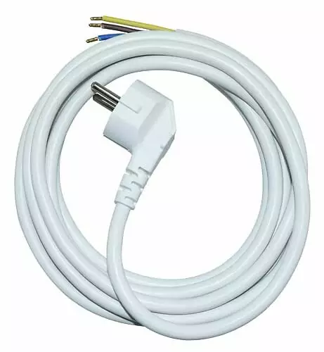 Liitosjohto 3m 3x1,5 HO5VV-F kulma - Asennuskaapelit ja sähköjohdot - 6438140272324 - 1