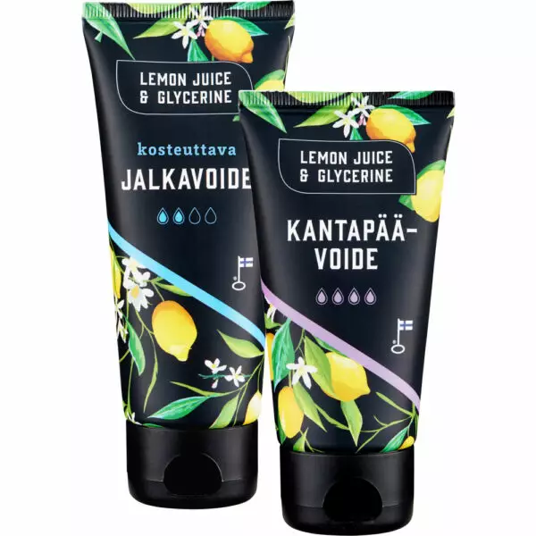 LJG Jalkahoito 2-pack: Kantapäävoide 75g + jalkakuorinta 100g SÄÄSTÖPAKKAUS - Jalkojenhoitotuotteet - 6414400244324 - 1