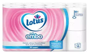 Lotus Soft Embo wc-paperi 16rl - WC-paperit - 6413200330404 - 1