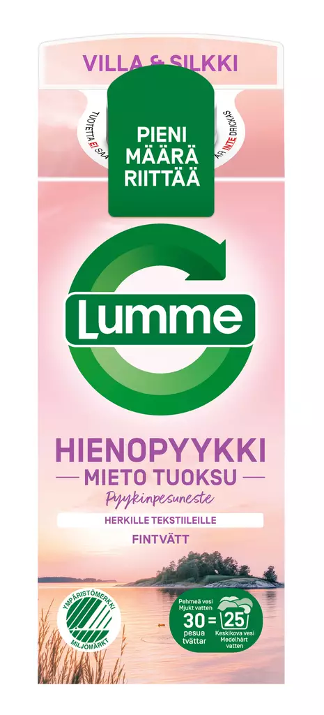 Lumme hienopyykinpesuneste 750ml - Pyykinpesu- ja huuhteluaineet - 7046110314814 - 1