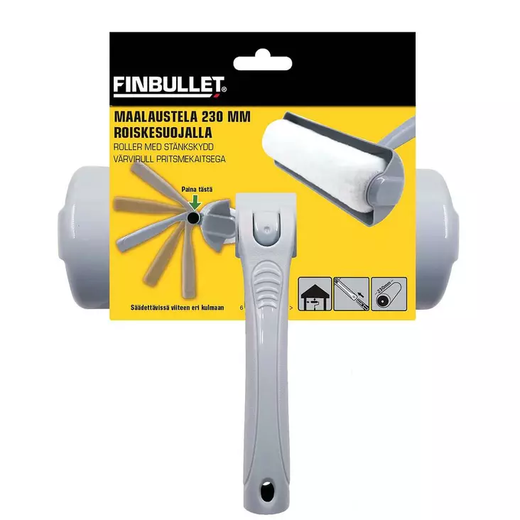 Maalaustela 230 mm roiskesuojalla - Maalaustelatelat ja jatkovarret - 6438152045374 - 1