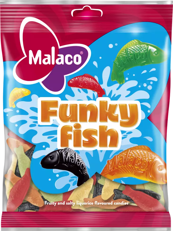 Malaco Funky fish 180g - Karkit - 6420256914984 - 1