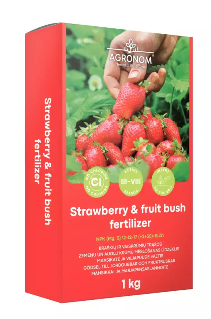 Mansikka ja marjapensaslannoite 1KG - Puutarhalannoitteet - 4770168911604 - 1