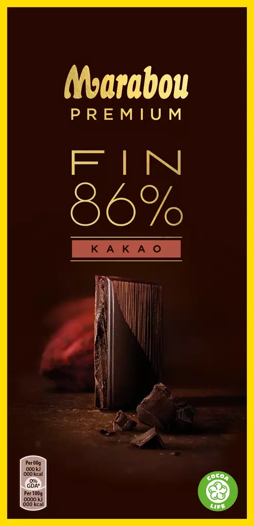 Marabou fin kakao 86% 100g - Suklaat - 7622400928574 - 1