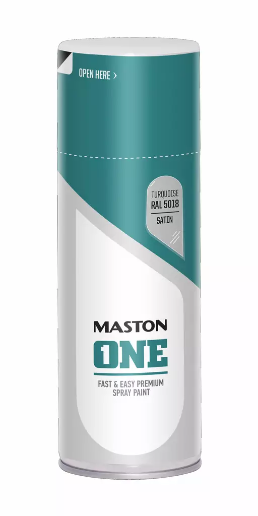 Maston ONE Spraymaali- Turkoosi 400ml - Spraymaalit - 6412490023034 - 2