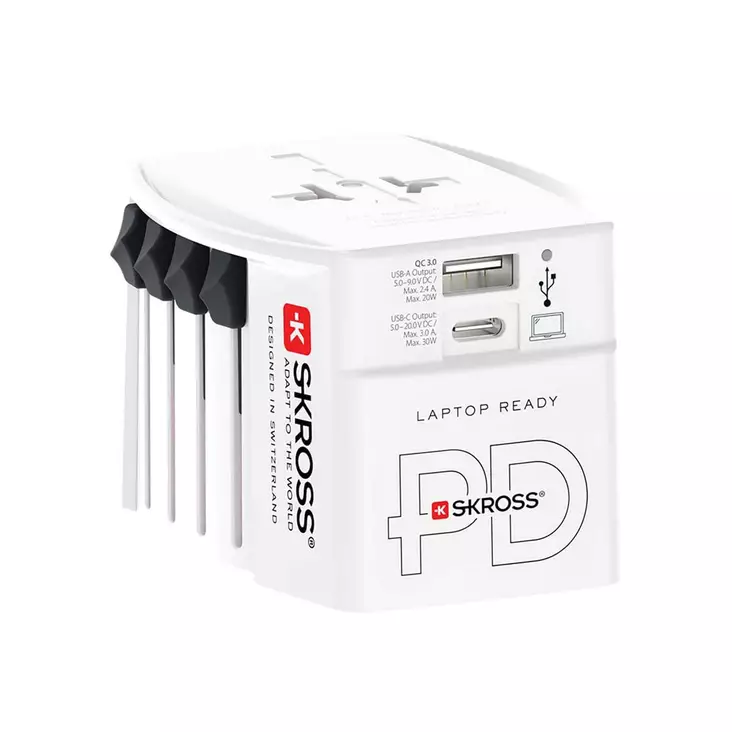 Matkasovitin skross 2xusb - Muut sähkötarvikkeet - 7640326820864 - 1