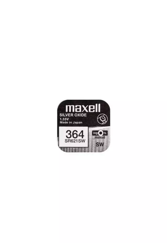 Maxell lithiumparisto SR621SW 1kpl /364 - Nappiparistot - 4902580132224 - 1