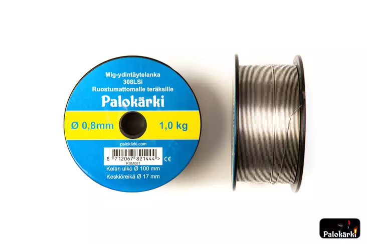 Mig-ydintäytelanka RST 308Lsi 0,8mm 1kg - Hitsauslangat - 8712067821444 - 1