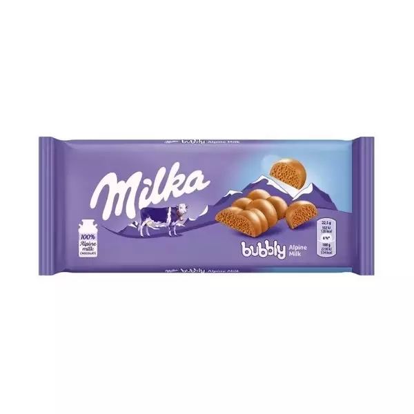 Milka Bubbky milk 90g - Karkit - 7622210369444 - 1