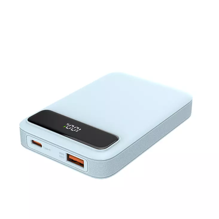 Powerbank PD 22,5W 10,000mAh sin. - Puhelintarvikkeet ja laturit - 6430076525444 - 1