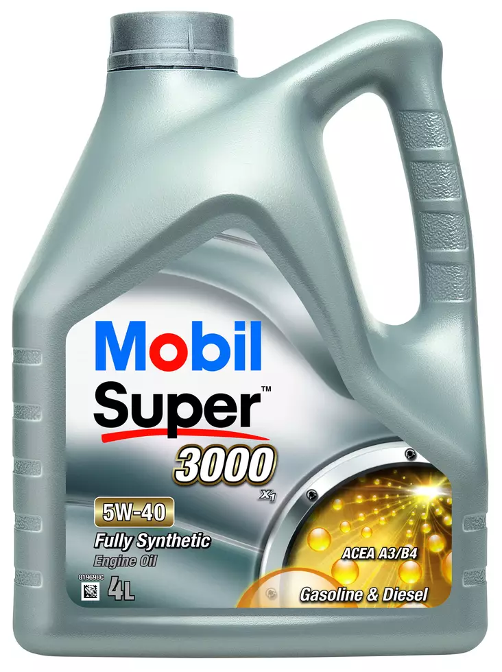 Mobil Super 3000 X1 5W-40 4L - Moottoriöljyt - 5055107432174 - 1