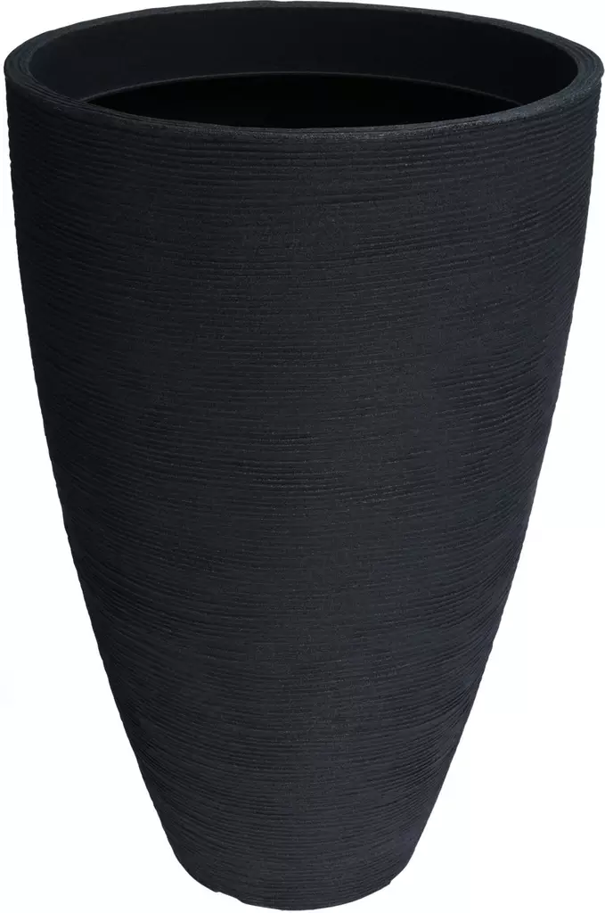 Muoviruukku Urat 45x69cm Harmaa - Muoviruukut - 8711295383564 - 1