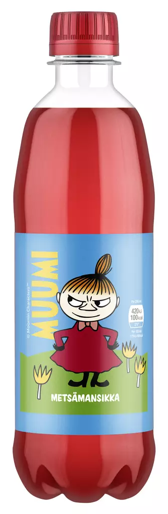 Muumi metsämansikka 0,5L - Virvoitusjuomat ja mixerit - 6415600503044 - 1