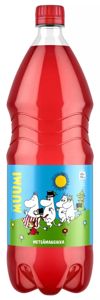Muumi Metsämansikka 1,5l - Virvoitusjuomat ja mixerit - 6415600548854 - 1