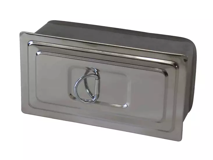 Nokiluukku 826/75x150mm teräs/niklattu - Takka ja nuohoustarvikeet - 6414671085374 - 1