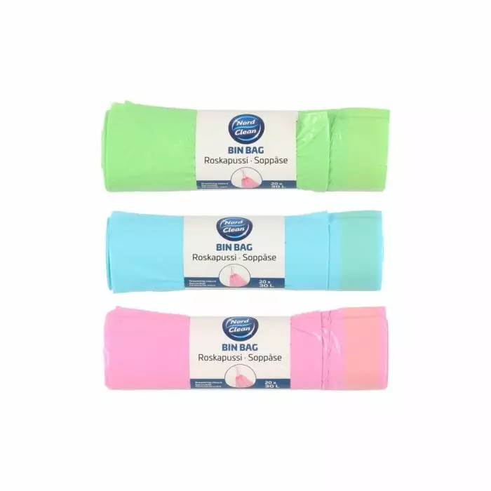 Nord clean roskapussi 30l 20kpl - Roskapussit - 6410412776044 - 8