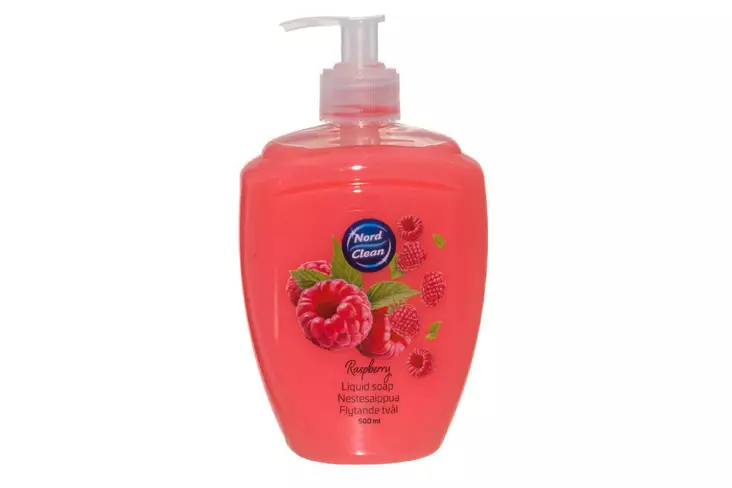 Nord clean vadelma 500ml käsisaippua - Nestesaippuat - 6410416213934 - 2