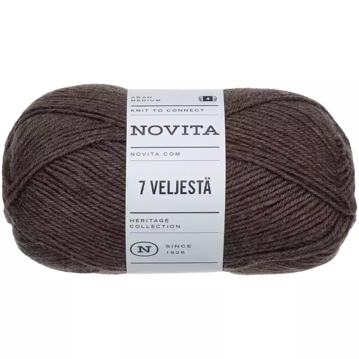 Novita 7 Veljestä Korvasieni 064 100g - Langat - 6412618201214 - 1