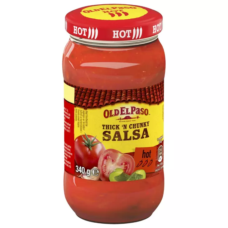 Old El Paso salsa hot 340g - Texmex-kastikkeet - 8410076400024 - 1