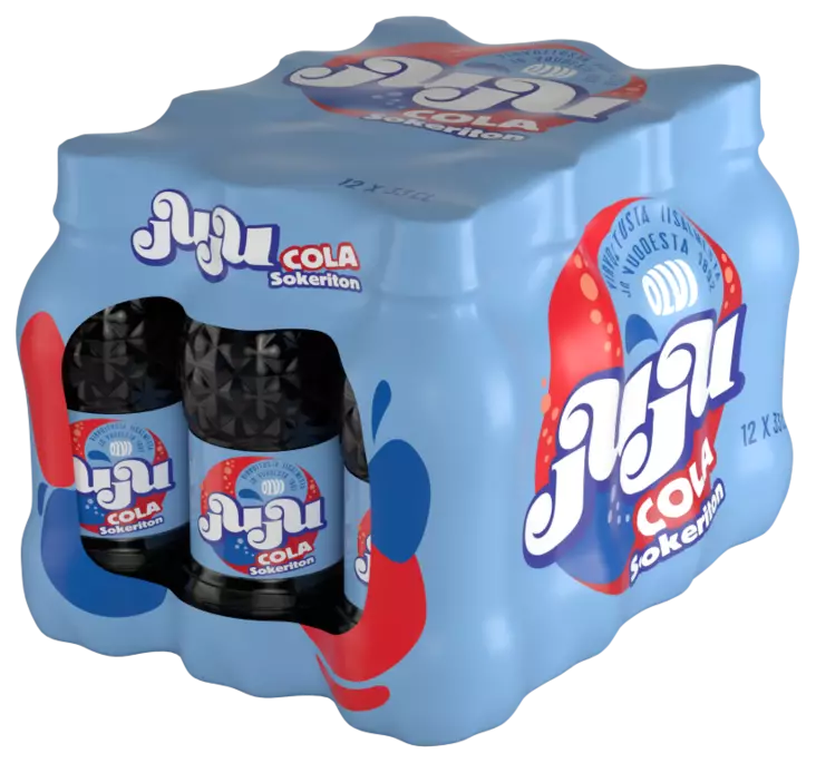 Olvi Juju Cola sokeriton 12-pakki - Virvoitusjuomat ja mixerit - 6419806044974 - 1