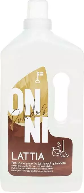 Onni lattianpesuaine puu ja laminaatti - Kodin pesuaineet - 6419642229894 - 1