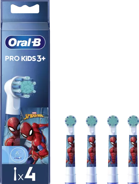 Oral-B Kids spiderman vaihtoharja 4kpl - Hammasharjat - 8006540805374 - 1