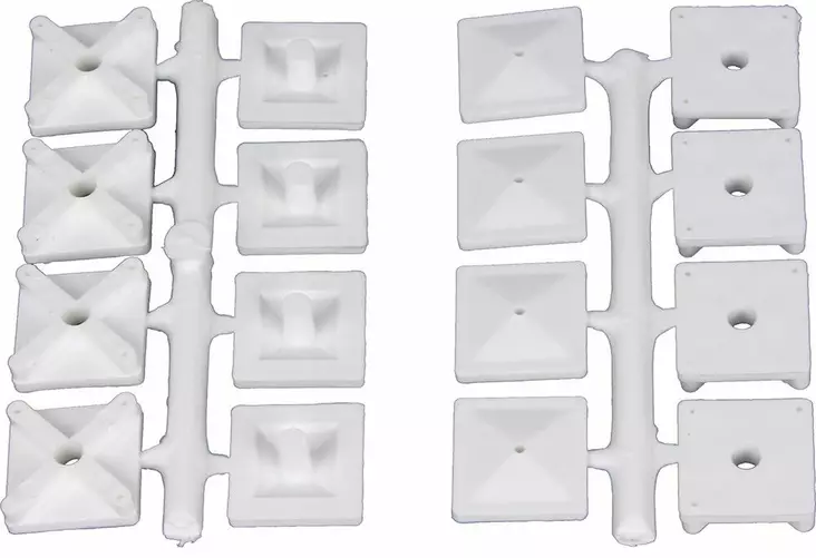 Palapeilikiinnike muovi 12kpl - Muut pienrautatarvikkeet - 6414671070684 - 1