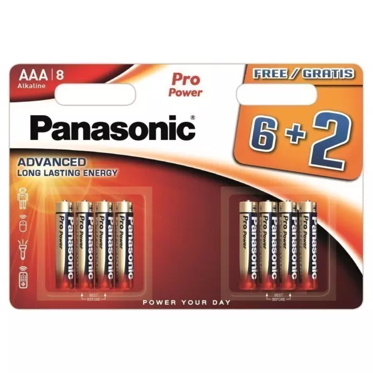 PANASONIC PARISTOT AAA 8KPL - Sormiparistot - 5410853040194 - 1
