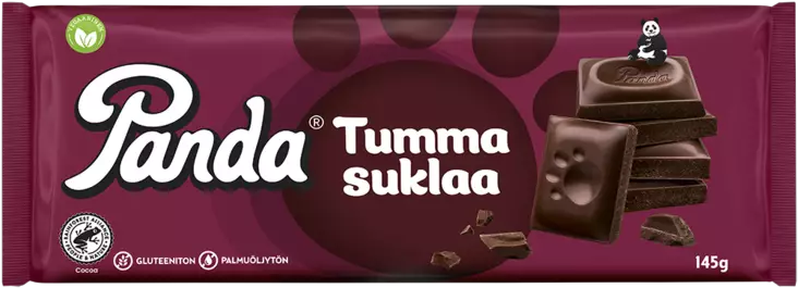 Panda tummasuklaa 145g - Suklaat - 6412500002134 - 1