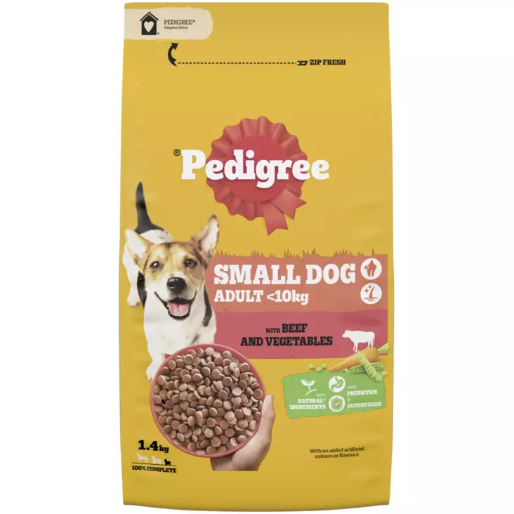 Pedigree small dog adult 1,4kg - Koiran kuivaruoat - 4008429193514 - 1