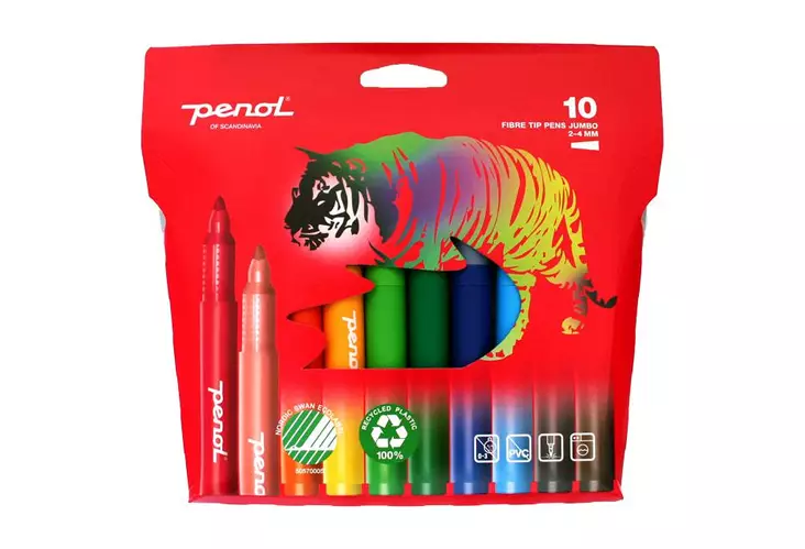 Penol huopakynät 10kpl - Tussit, kuitukynät ja korostuskynät - 5701113001094 - 1