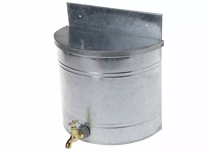 Pesusäiliö seinälle 10l sinkki - Uppopumput ja vesiautomaatit - 6410410195854 - 1