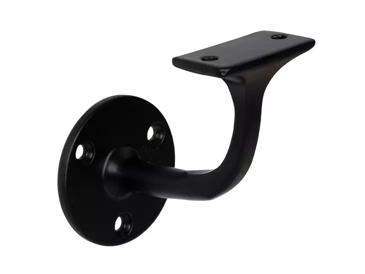 Pisla kaiteenkannatin 25/65 ms/mustap. - Hyllyt ja kannakkeet - 6414676023784 - 1