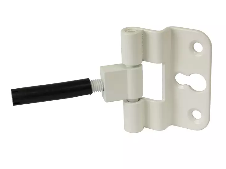 Pisla väliovensarana 65x50mm 2kpl valkoinen/taivutettu - Saranat - 6414675037614 - 1