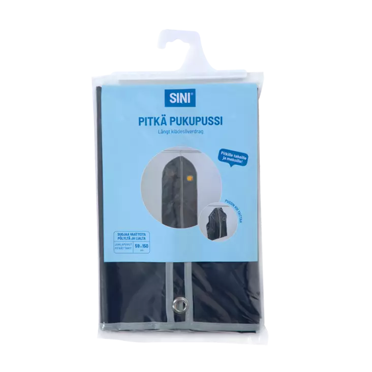 Pitkä pukupussi 150 x 59 cm - Pukupussit - 6423800014314 - 1