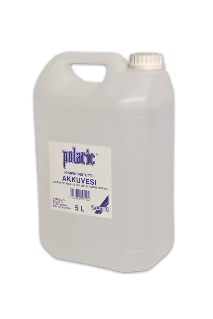 Polaric Akkuvesi 5L - Akkuvedet - 6416983091104 - 1