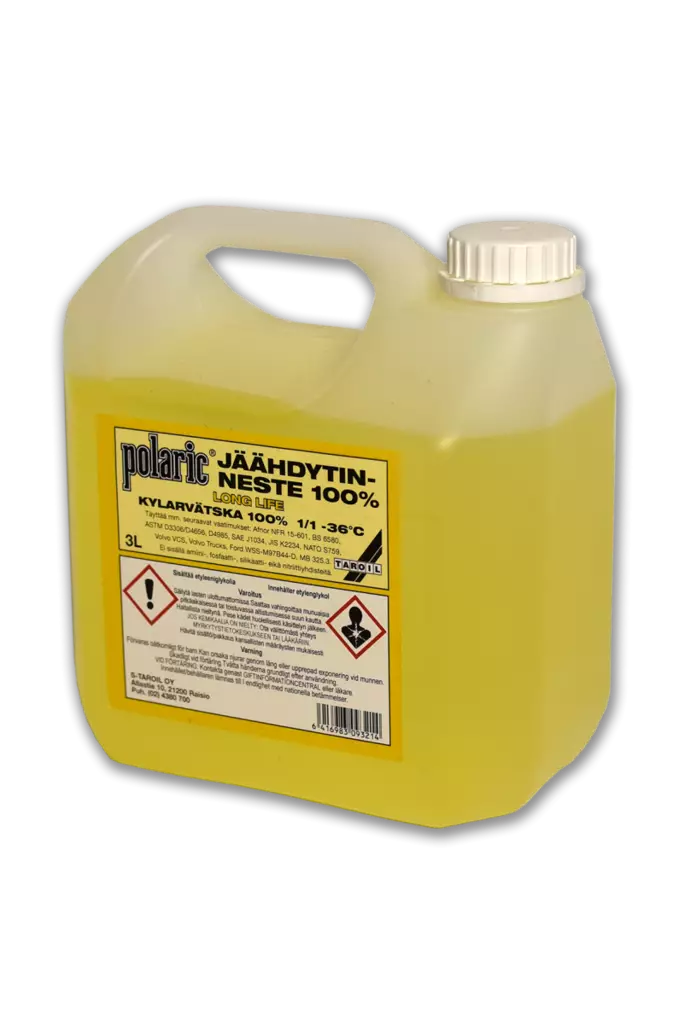Polaric jäähdytinneste 3l keltainen - Jäähdytinnesteet - 6416983093214 - 1