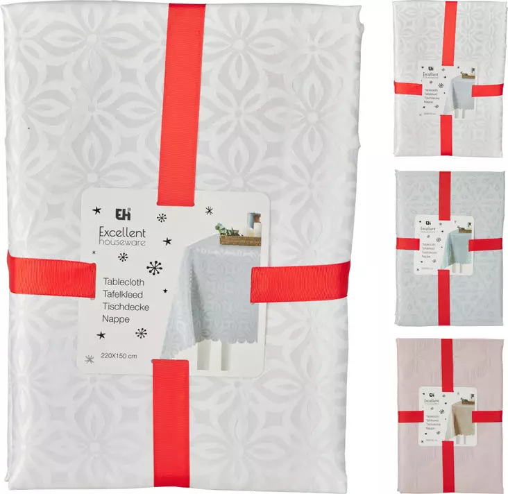 Pöytäliina 220x150cm lajitelma - Pöytäliinat, tabletit ja esiliinat - 8721037578974 - 1