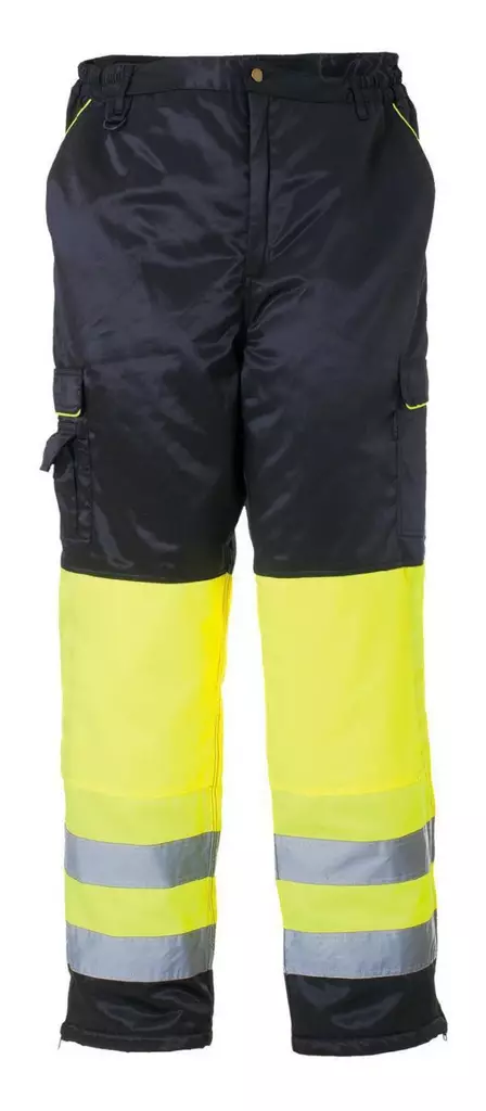 Protect HH925 vuorellinen kelta-musta huomio- työhousu /64 - Työhousut - 641974610317564 - 1