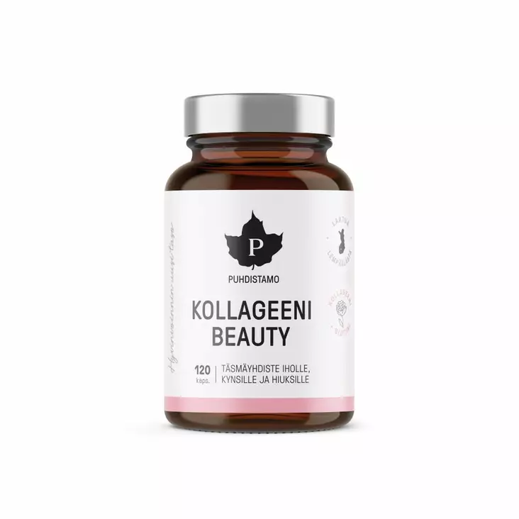 Puhdistamo kollageeni beauty kapsel 120 - Urheiluravinteet ja -valmisteet - 6430039222274 - 1