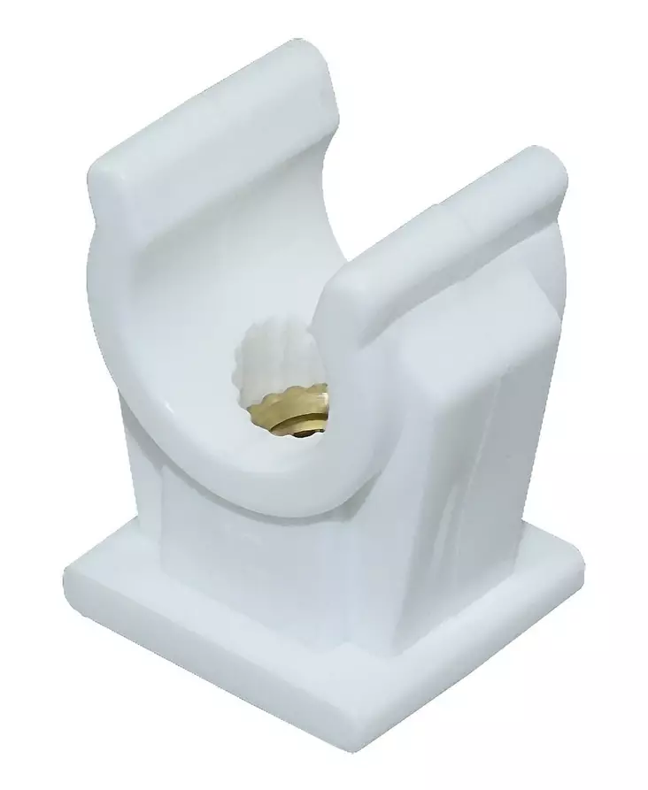 Putkipidin 1-osainen valkoinen - Putkipitimet - 6438140055224 - 1