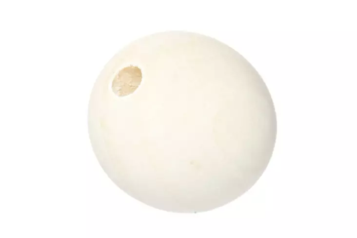 Puuhelmi natural 30mm 20kpl - Askarteluhelmet - 6410412960184 - 6